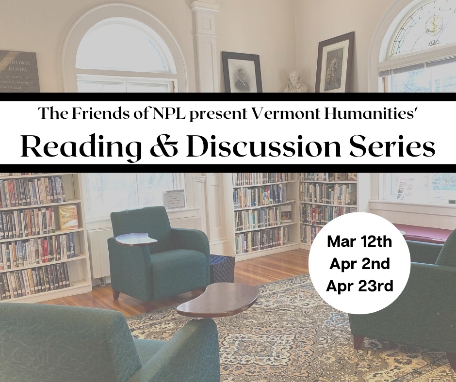 Reading & Discussion Series from The Friends of NPL